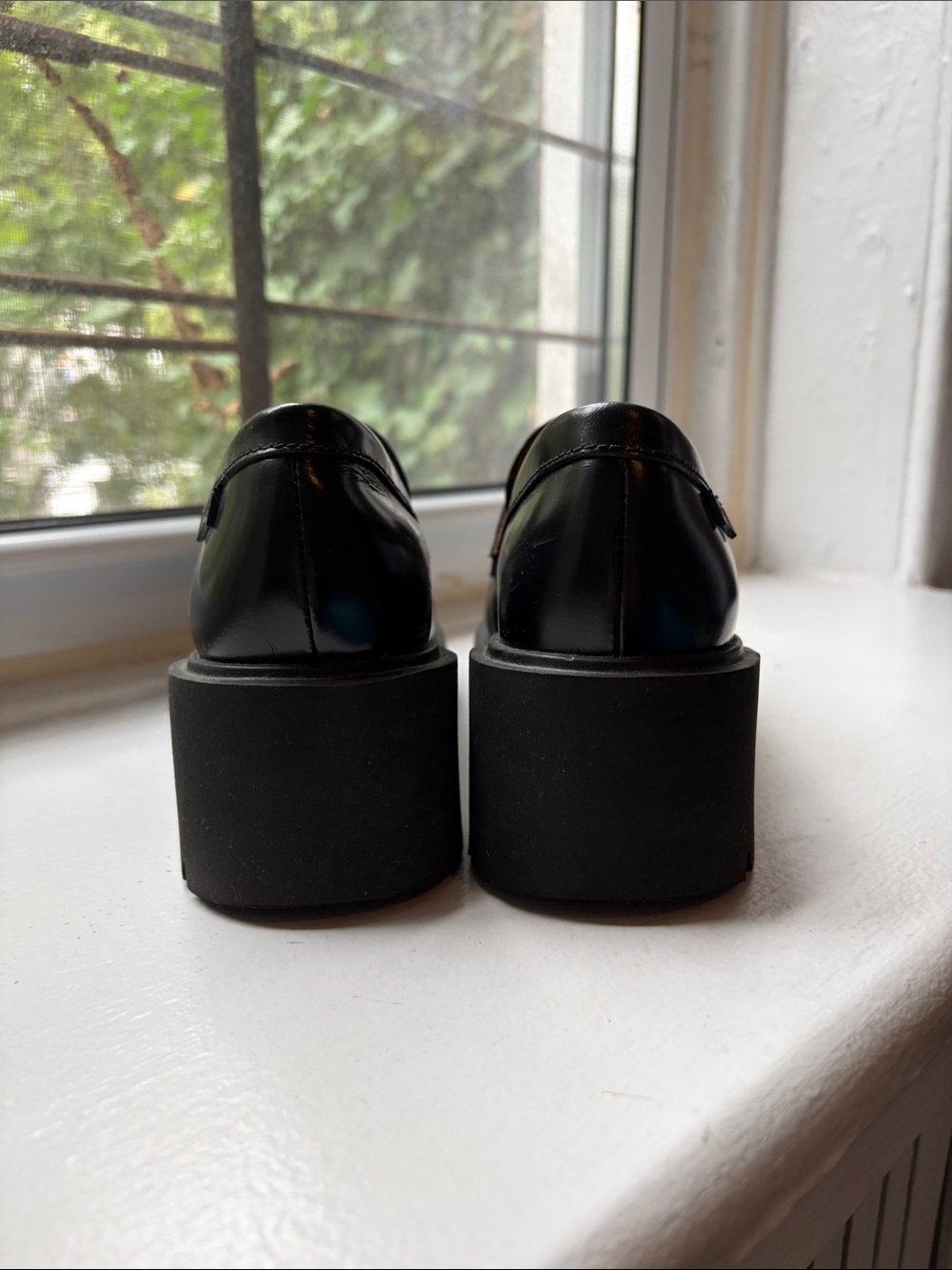 Camper Woman’s Black Platform Penny Loafers - Picture 5 of 5
